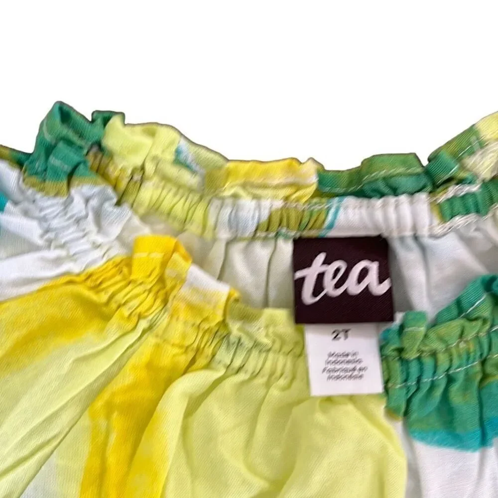Adorable lemon dress with bloomers by Tea size 2T